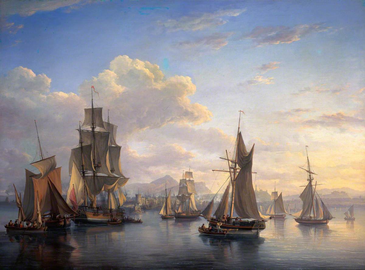 Nasmyth, Alexander, 1758-1840; The Port of Leith Nasmyth, Alexander, 1758-1840; The Port of Leith